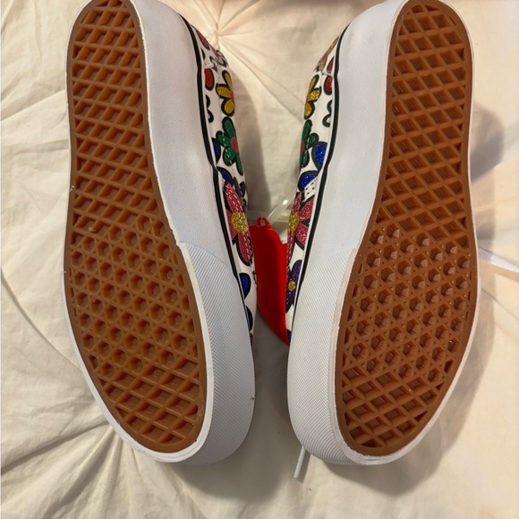 VANS Sparkled Flower Pattern Sneakers - Picture 4 of 4